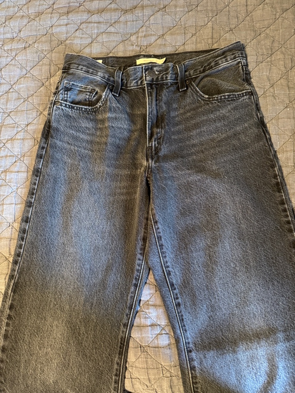 Levi’s Black Baggy Boot Jeans